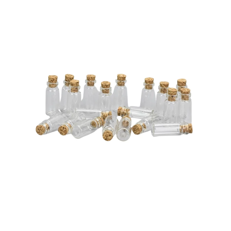 Üvegcse parafadugóval 3,2x1,3cm 20db/csomag