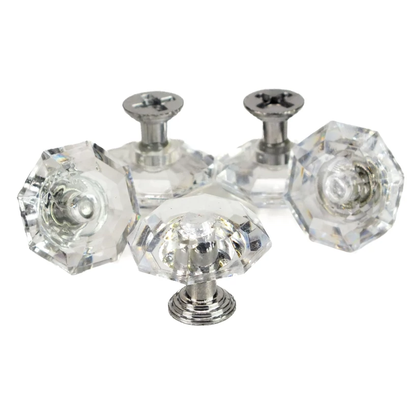 Fiókgomb akril 3cm 5db/csomag
