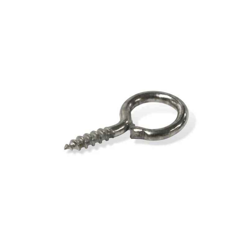 Csavaros akasztó ezüst 4x8mm