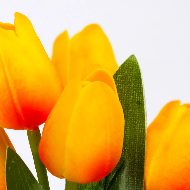 5 ágú tulipán csokor sárga cirmos