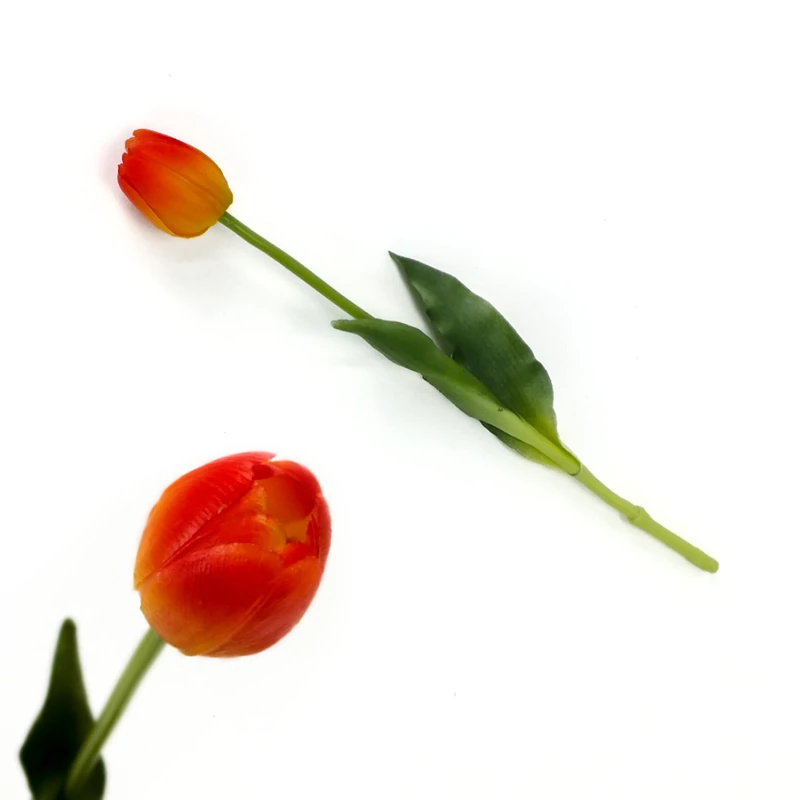 Szálas gumi tulipán cirmos narancs