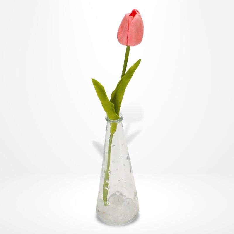 Szálas polifoam tulipán lazac 32cm - Kosárbolt.hu