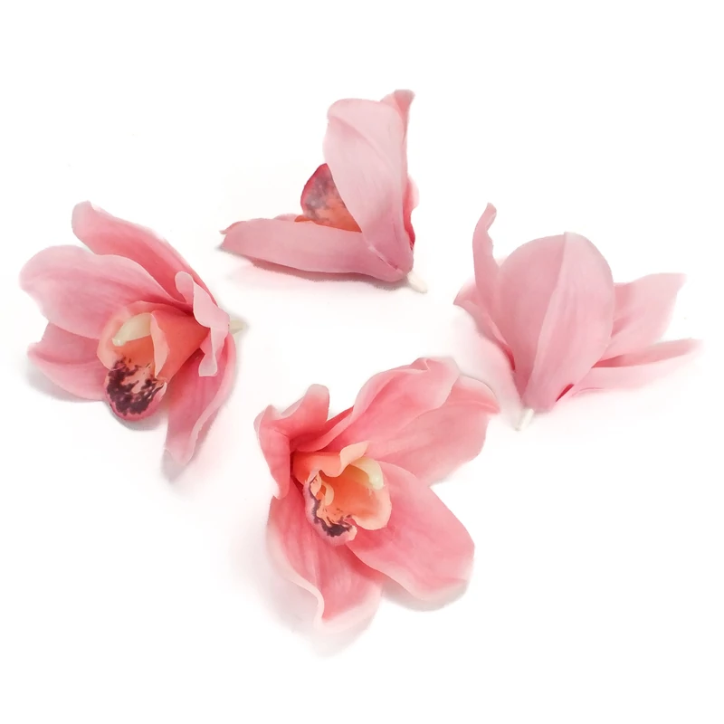 Orchidea fej 20db/csom rózsaszín