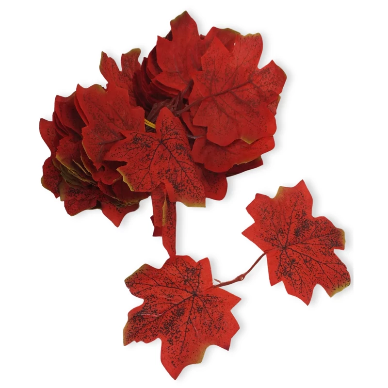 Őszi falevelek Bordó 48db/csomag