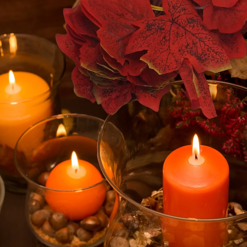 Őszi falevelek Bordó 48db/csomag