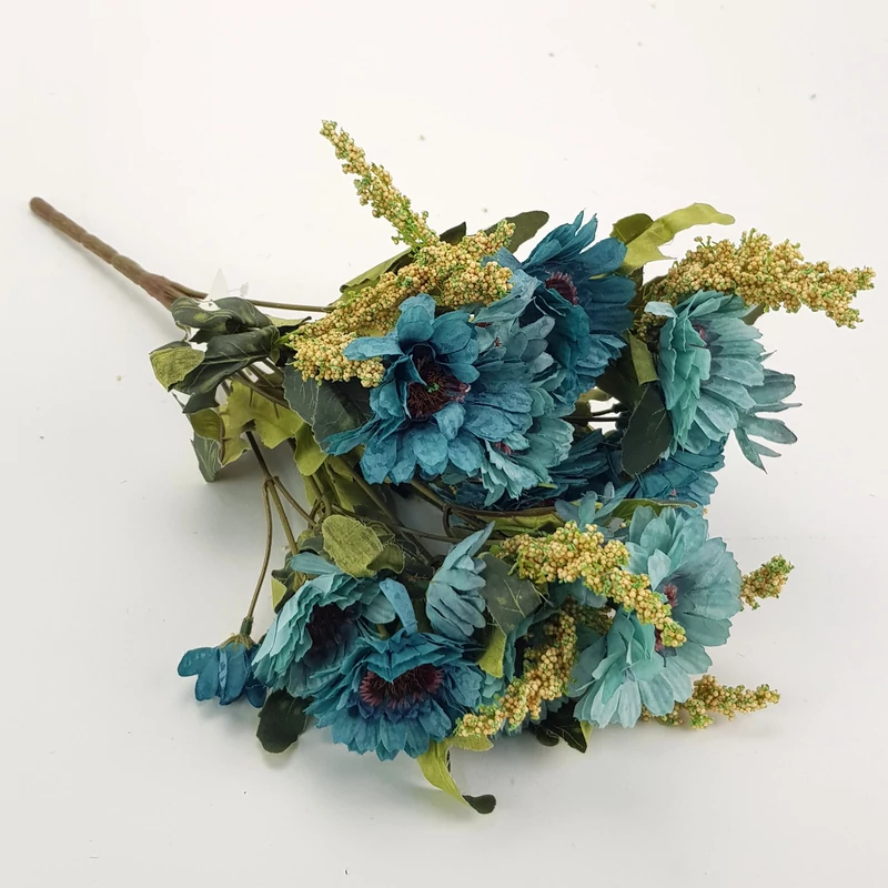 Gerbera csokor ódonkék