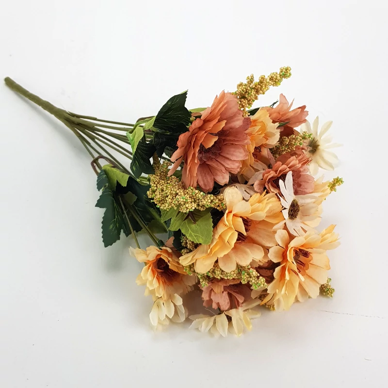 Gerbera csokor vintage barack