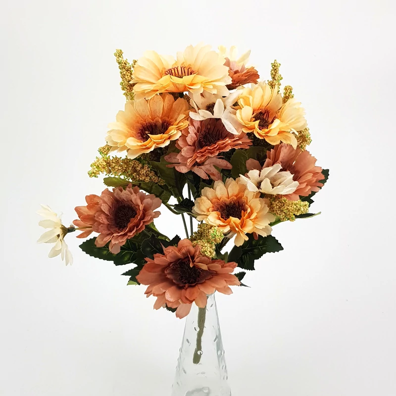 Gerbera csokor vintage barack