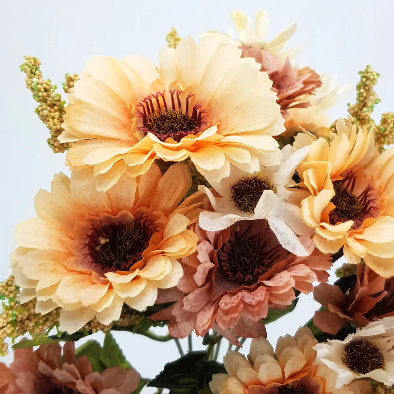 Gerbera csokor vintage barack