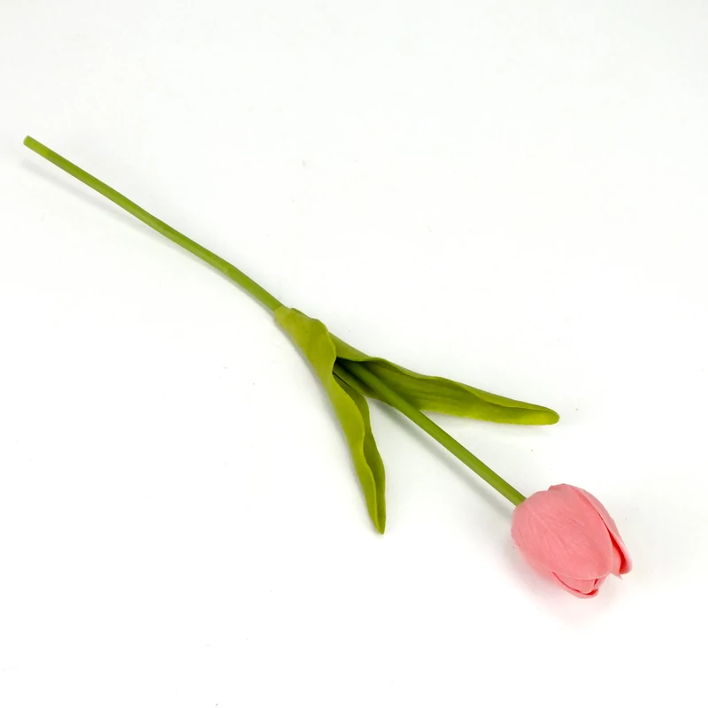 Szálas polifoam tulipán lazac 32cm - Kosárbolt.hu