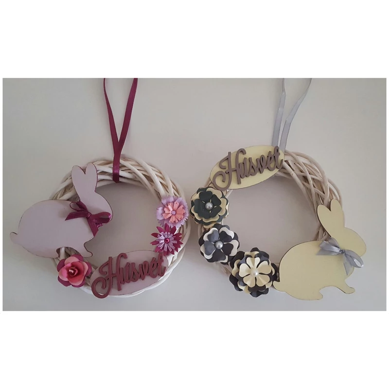 Natúr fa - Nyúl ülő lyuk nélkül 15cm