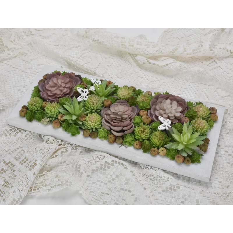 Fa keret fehér 35x15cm, mag:1,3cm