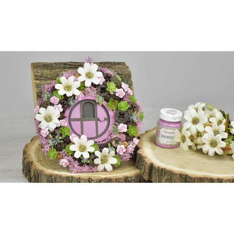 Natúr fa - Óralap kerek 18cm