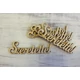 Szeretettel felirat 9,5cm 