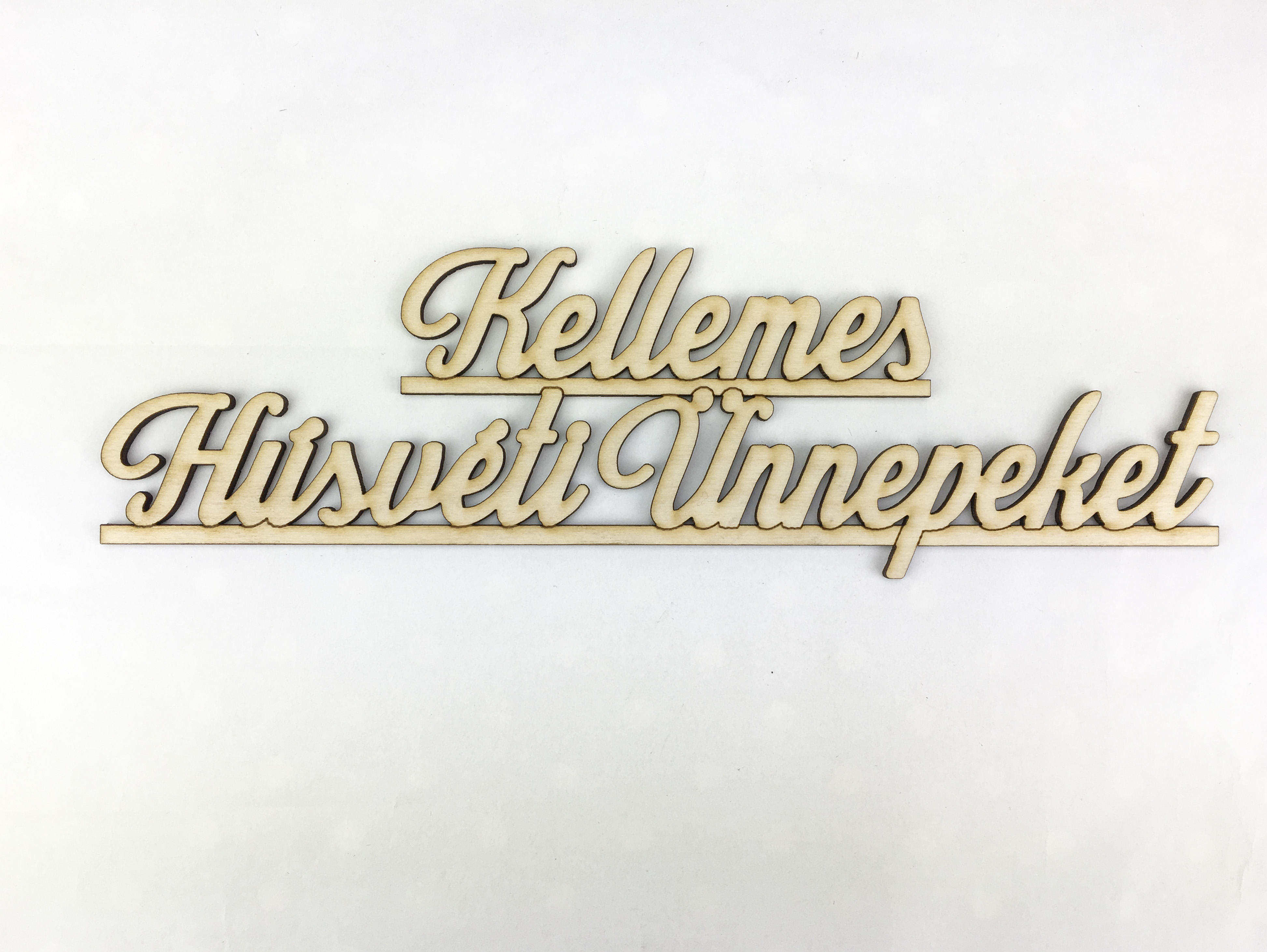 Natur Fa Kellemes Husveti Unnepeket Felirat 25cm Husvet Kosarbolt Hu A Kreativ Megoldasok Webaruhaza